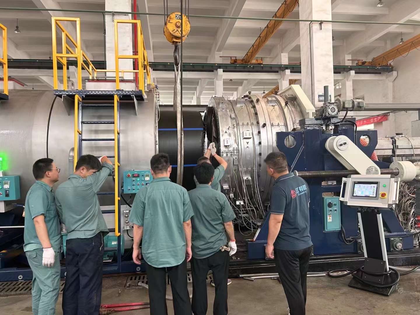 Bir PE1600 hattı mükemmel testi daha